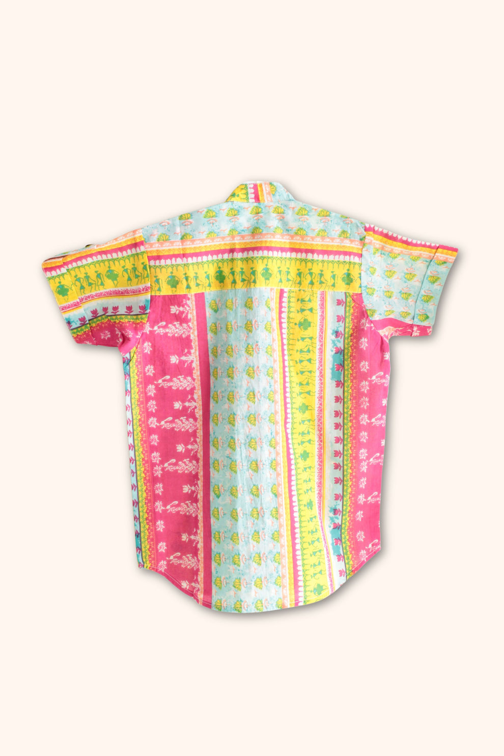 Boys Pure Cotton Printed Clothing Set - Sky Blue