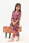 Pure Cotton Ethnic Clothing Set - Purple