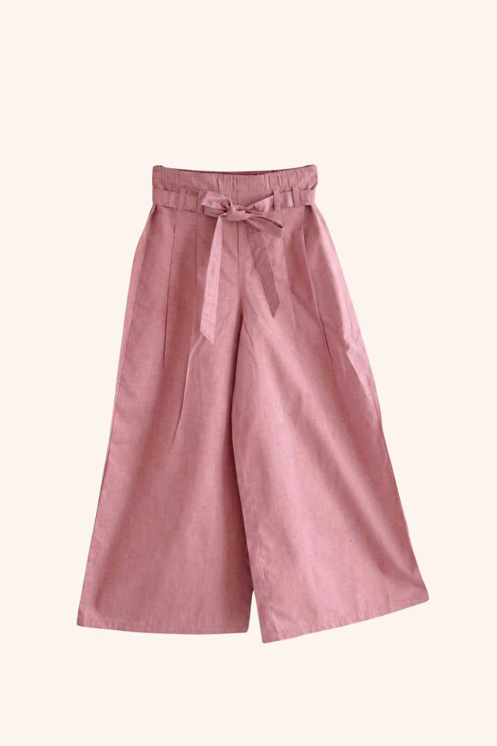 Girls Pink Co-ord Set | Stylish Wide-Leg Outfit for Girls