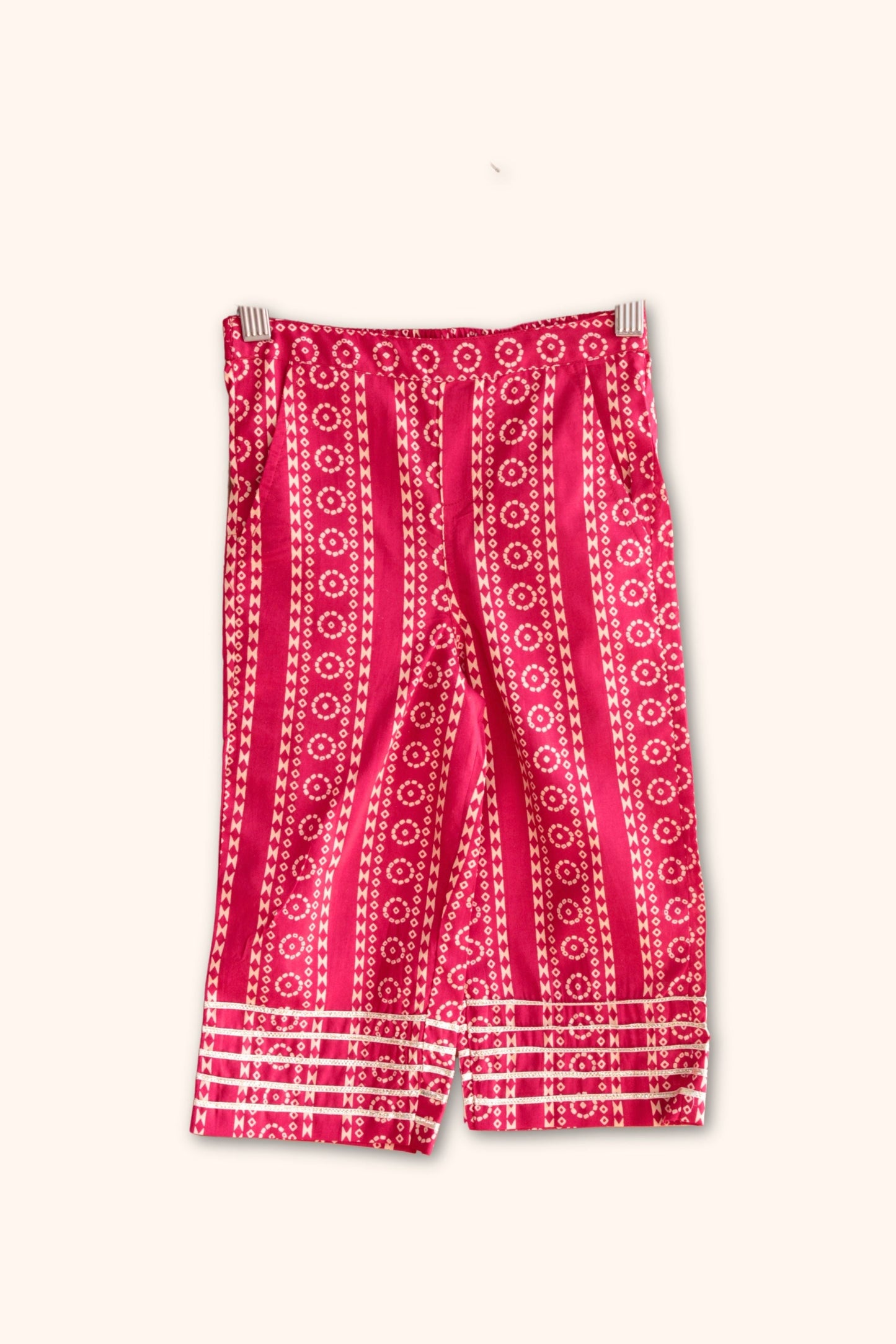 Girls Kaleera Pure Cotton Clothing Set - Red