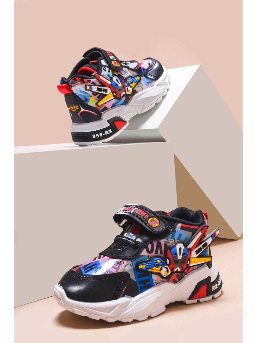 Kids’ Megatron Cartoon Sneakers – Vibrant Transformers Theme