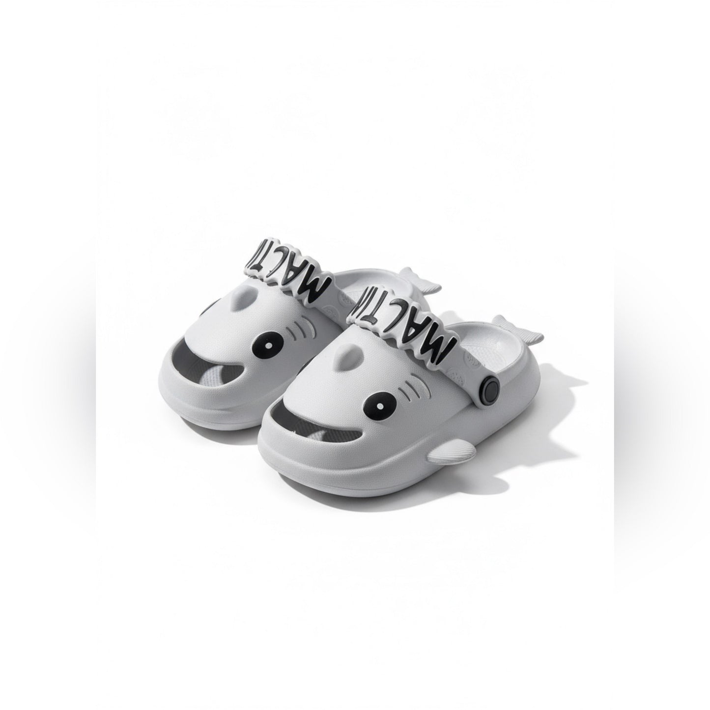 Shark-Themed Kids Clogs